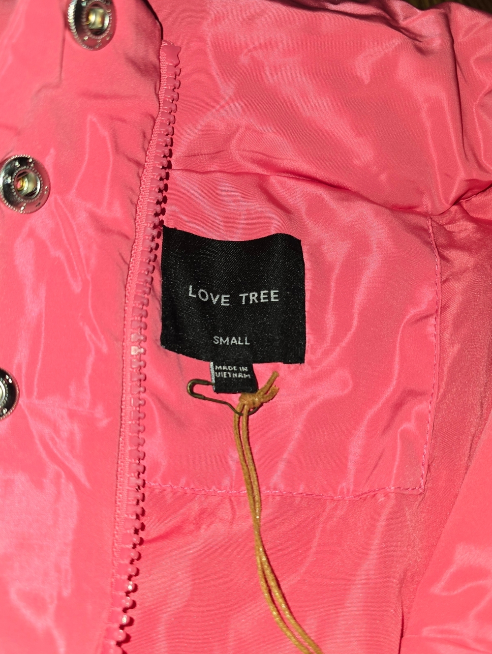 Pink Puffer Jacket - Picture 3 of 3